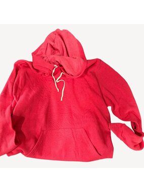 Alternative Apparel XL Red Pullover Hoodie With Kangaroo Pocket